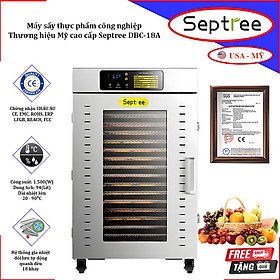 Mua Máy sấy thực phẩm công nghiệp  dung tích 94 lít  18 khay. Thương hiệu Mỹ cao cấp Septree DBC-18A. Hàng chính hãng