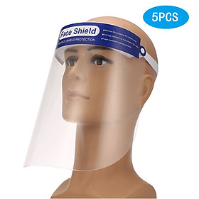 Miếng che bảo vệ toàn mặt hằng ngày bằng nhựa trong suốt có thể điều chỉnh phù hợp với mọi người