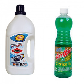 Nước Giặt ORO Automatic 3000ml ( Tặng kèm Nước lau sàn ARRIXACA 1000ml)