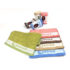 Mua Khăn mặt Cardina sợi tre siêu mềm mịn  kháng khuẩn (25x45cm) giao màu ngẫu nhiên