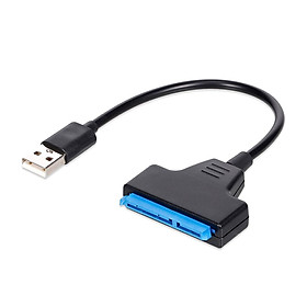 Cáp chuyển đổi USB3.0 sang SATA ổ cứng 2.5 inch cho máy tính xách tay-Màu đen-Size