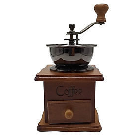Mua Máy xay cà phê cầm tay hộp gỗ - coffee new