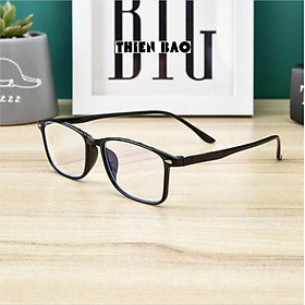 Kính thời trang 0 độ chống as xanh, lọc sáng Nam nữ bảo vệ mắt hàng đẹp tròng Nhật KV301