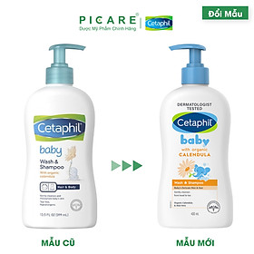 Sữa dưỡng ẩm dịu nhẹ hằng ngày cho bé Cetaphil Baby Daily Lotion with Organic Calendula 400ml