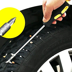 Dụng Cụ Móc Lốp Xe, Lấy Đinh Gảy Đinh, Loại Bỏ Đá Trên Lốp 2 in 1 Với Cây Tua Vít Giúp Lấy Cạy Đinh, Loại Bỏ Đá Dăm/ Cát Lốp Xe Hơi Bảo Vệ Lốp Xe Hơi, Ô tô, Xe Tải Mai Lee