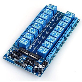 Module 16 Relay Với Opto Cách Ly 5VDC 12VDC