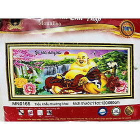 Mua Tranh thêu kín chữ thập Phật di lặc MN0165