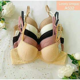 Áo lót Lovely ren mút vừa CỰC XINH, ôm khít, nâng đỡ ngực tốt