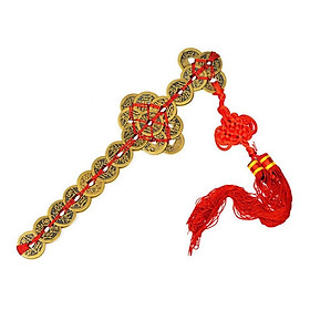 Tiền xu thất tinh kiếm ba tám đồng hóa sát trừ tà trấn trạch bằng đồng