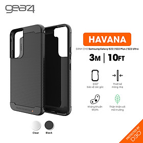 Ốp lưng chống sốc Gear4 D3O Havana 3m cho Samsung Galaxy S22 series - Hàng chính hãng