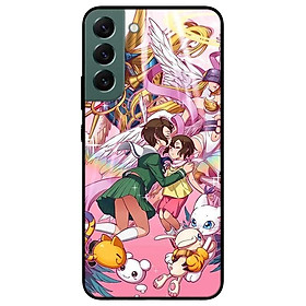 Ốp lưng dành cho Samsung S22 - S22 Plus - S22 Ultra - Anime Hai Cô Gái Và Pet