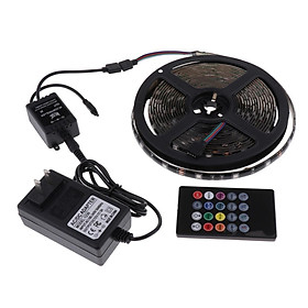 RGB LED Strip Lights with 20 Key Remote Controller for Home Outdoor Decor