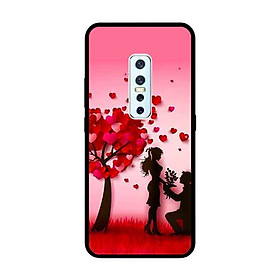 Ốp Lưng in cho Vivo V17 Pro Mẫu Nền Trái Tim 1 - Hàng Chính Hãng