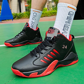 Ưu đãi đặc biệt giày bóng rổ giày đỏ giày chạy bộ phiên bản Hàn Quốc bán chạy giày hợp thời trang - đen