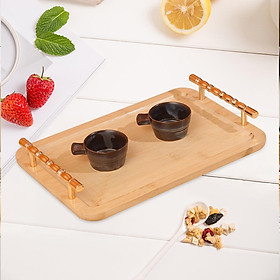 Portable Serving Tray Food Storage Tray for Kitchen Counter Desktop Party