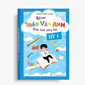 Sách- Combo Sổ Tay Đề Cương Toán Văn Anh Lớp 6 Học Theo SKETCHNOTE & Sổ Toán Văn Anh chương trình Chân Trời