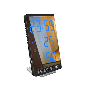 Đồng hồ báo thức kỹ thuật số đèn LEDđể bàn hiển thị nhiệt độ độ ẩm