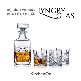 Bộ bình và 4 ly uống whisky