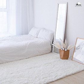 Thảm Lông Rối Dày Mịn Minimalism Trang Trí Phòng Khách Phòng Ngủ