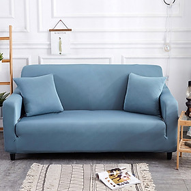 Bọc Sofa văng, sofa thuyền, bọc ghế sofa L vải thun sữa mỏng mịn.Tặng 1 vỏ gối vuông