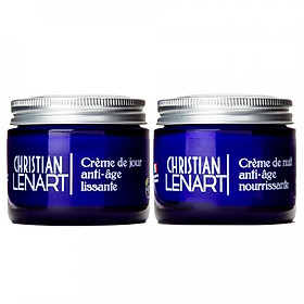 Combo Kem Dưỡng Da Chống Lão Hóa Ngày và Đêm Christian Lenart Lenart Crème De Nuit Anti-Âge Lissanta & Nourrrissante 60ml x2