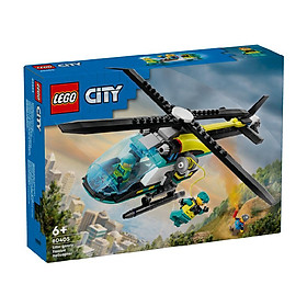 Hình ảnh Đồ Chơi Lắp Ráp Trực Thăng Cấp Cứu Chuyên Dụng LEGO CITY 60405 (226 chi tiết)