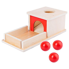 Montessori Infant  Box Preschool Learning Material Toys Gifts 3 Balls