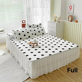 Mua Chiếu điều hoà cao su non 5D viền bèo công chúa mẫu mới_ hàng loại 1_ chất liệu cao su non dầy dặn mát lạnh - 2