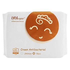 Băng Vệ Sinh Uucare Crown Antibacterial Ban Ngày 240mm