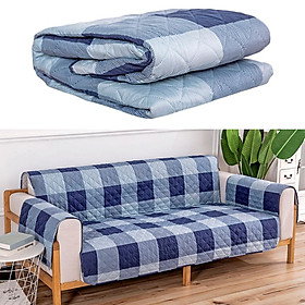 Thick Quilted Sofa Couch Cover Slipcover Pad Pet Protector