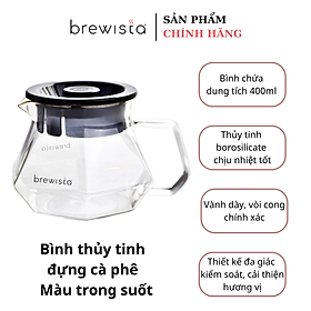 Bình chứa cà phê Server Brewista X-series 400ml - trong suốt