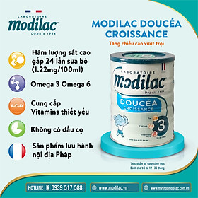 Sữa Bột Modilac Doucea croissance 3 (800g)