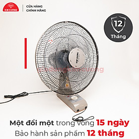 Mua Quạt Treo Tường Giá Rẻ Kim Cương - Quạt Treo Tường 1 Dây - Hàng Chính Hãng