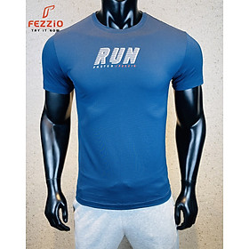 Hình ảnh Sale đậm áo t-shirt nam cổ tròn phong cách thể thao chất polys siêu nhẹ mát thương hiệu Fezzio