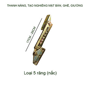 Thanh nâng, tạo độ nghiêng mặt bàn, ghế, giường làm bằng thép mạ chống gỉ