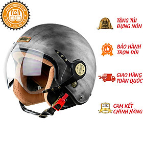 Mũ bảo hiểm 3/4 Bulldog Pom chính hãng - Helmets 4U