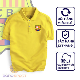 Áo Polo Boro Sport Chất Liệu Vải Poly Thái Giữ Form Thiết Kế Thời Trang Năng Động Barcelona