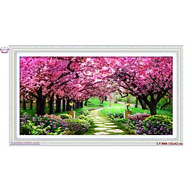 Mua Tranh thêu chữ thập con đường tình yêu LV3006 - 132 x 62 cm - chưa thêu
