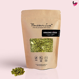 Luxe - Hạt Hướng dương tươi (Natural Sunflower) 500gram Giàu khoáng chất,Cho người ăn kiêng, Chống Oxi hóa, Clean Eating