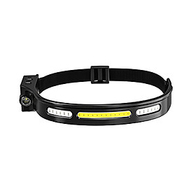 LED Headlamp Flashlight Rechargeable COB High Bright Headlight for Outdoor Camping Hiking Fishing Running