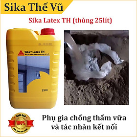 Mua Phụ gia chống thấm vữa và tác nhân kết nối - Sikalatex TH (thùng 25lít)