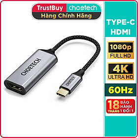 Hình ảnh Review Hub Chuyển Đổi USB Type C to HDMI CHOETECH HUB-H10 Độ Phân Giải 4K 60Hz, 1080P Cho Tivi/Laptop/Playstation/PC - Hàng Chính Hãng