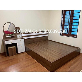 Mua combo giường ngủ bàn trang điểm