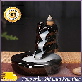 Mua Thác khói trầm hương BỘ THÁC TRÚC tặng 10 nụ trầm thơm thác khói chảy ngược dùng đốt hoặc xông nụ trầm hương