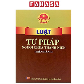 Sách - Luật Tư Pháp Người Chưa Thành Niên (Hiện Hành) 