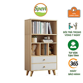 Tủ Kệ Sách Đứng Đa Năng KBT36 SPEVI Cao Cấp - Phong Cách Châu Âu