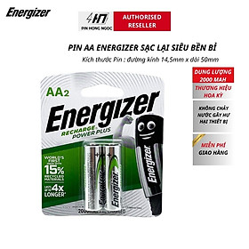 Pin Sạc AA 2000mAh NH15 Power Plus RP2 Energizer NH15 RP2 (Mẫu mới)