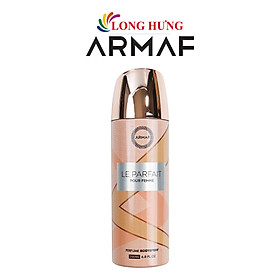Xịt khử mùi làm thơm cơ thể Armaf Le Parfait (200ml) - Hàng chính hãng