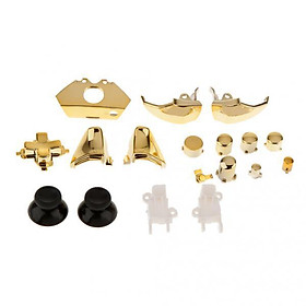 2 Set Replacement Full Controller Buttons Kit for Microsoft  One Gold