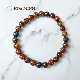 Vòng tay đá Pietersite "Giông Bão" thiên nhiên size 7 li hợp mệnh Thủy Mộc - 7mm